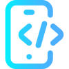 Mobile app development illustration